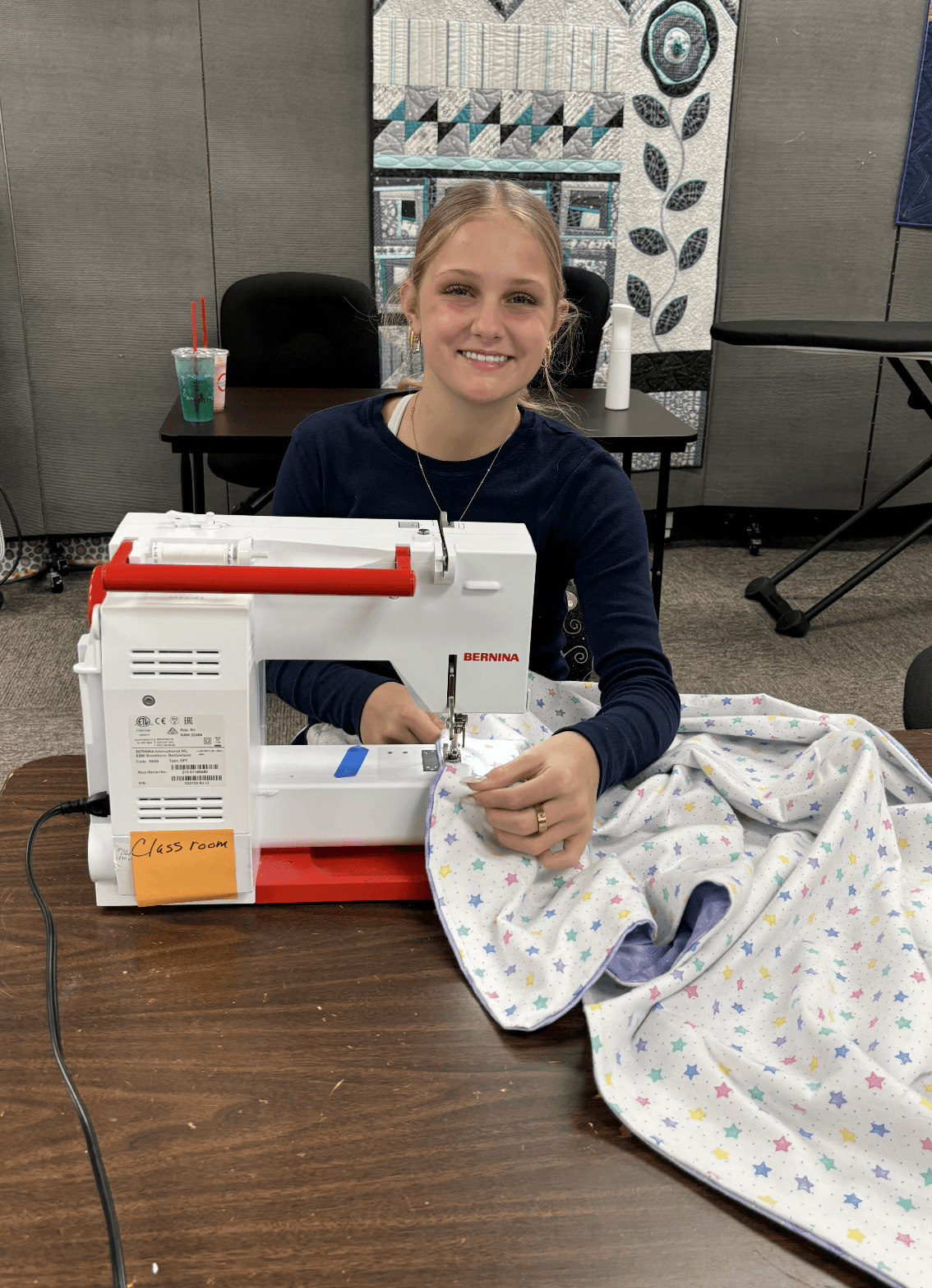 Bernina Omaha graciously opened its doors to Christ Child Omaha to host these sewing events as we work toward meeting the goal of creating over 2,200 blankets in 2026.