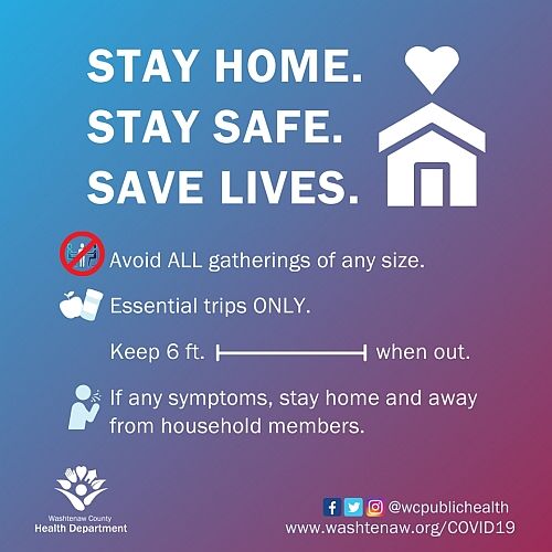 Stay Home. Stay Safe. Save Lives.