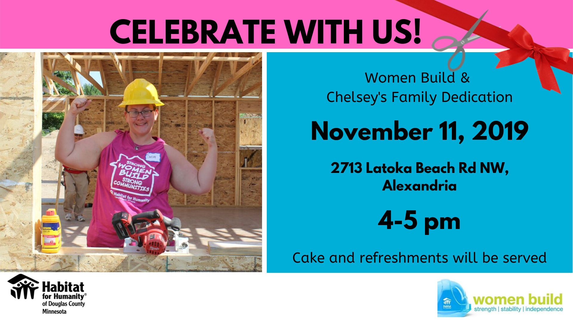 Women Build Dedication for Chelsey's home - Nov 11, 2019