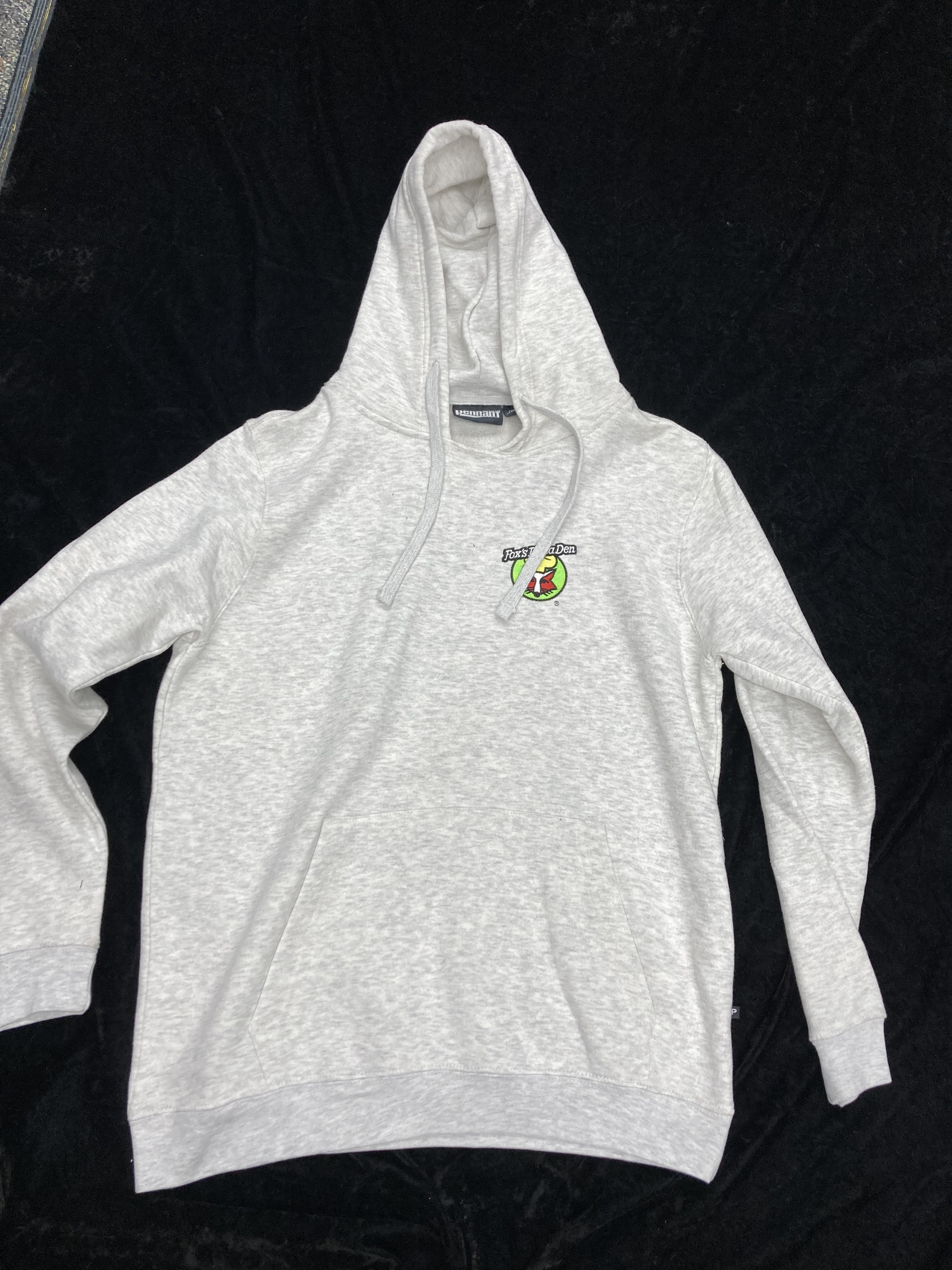 SALE Fox's Logo - Large Light Grey Hoodie
