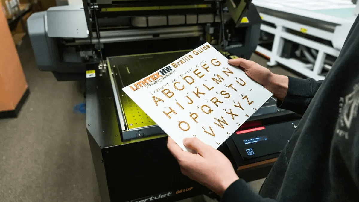 Braille Signage Printing