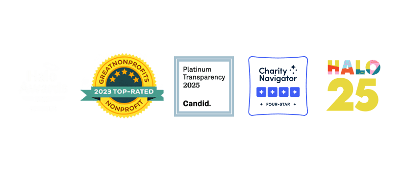 Great Nonprofits 2020 Top Rated Nonprofit & Guidestar Platinum Seal of Transparency 2020 & ARM Member