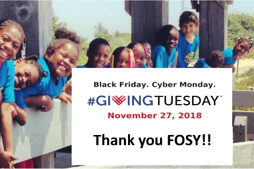 FOSY Outreach Makes Giving Tuesday a Success!